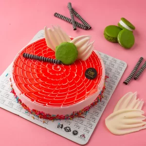 Strawberry Mousse Cake 500-1000 gm - 1 - pc